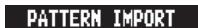 ZOOM R24 - Importation de patterns rythmiques - 25