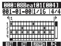 ZOOM R24 - Changement des noms des patterns rythmiques - 2