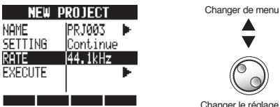 ZOOM R24 - Création d'un nouveau projet - 5