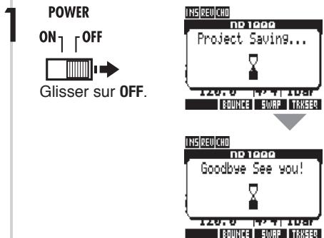ZOOM R24 - Mise sous/hors tension - 2