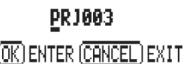 ZOOM R24 - Changement du nom d'un projet PROJECT>RENAME - 4