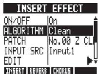 ZOOM R24 - Sauvegarde de patch (effets par insertion et boucle envoi/retour) - 1