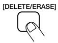 ZOOM RT-234 - Um den derzeit gewählten Schritt zu loschen, müssen Sie den [DELETE/ERASE]-Taster drücken. - 1
