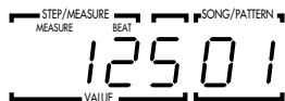 ZOOM RT-234 - Appuyez sur le bouton [VALUE + ou -]. - 1