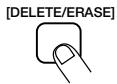ZOOM RT-234 - Drucken Sie den [DELETE/ERASE]-Taster. - 1