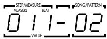 ZOOM RT-234 - Wahlen Sie mit [+ / - ] die Nummer des benötigten Patterns. - 2