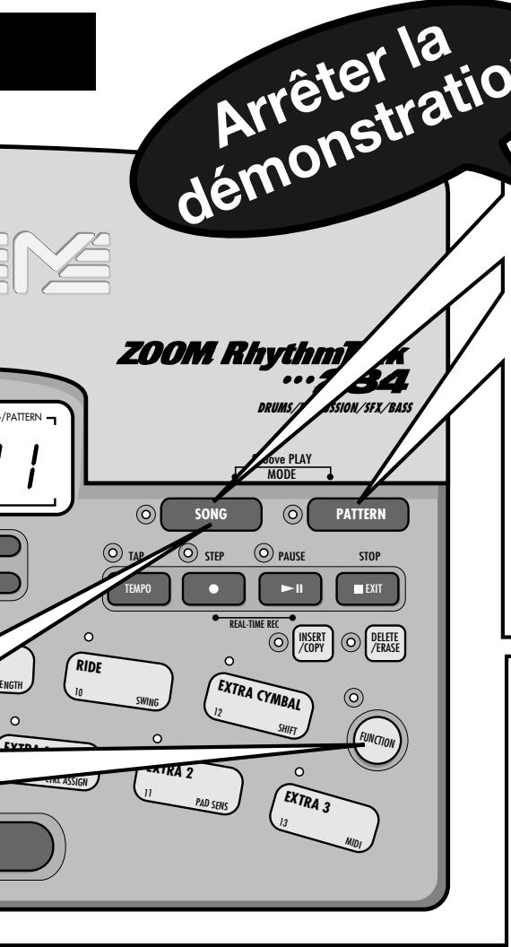 ZOOM RT-234 - Drum Kits (batteries) et programmes de basse - 1