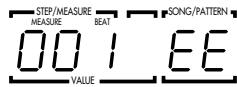 ZOOM RT-234 - Pour passer à l'étape suivante, appuyez sur le bouton [+] du pavé [VALUE +/-]. - 2