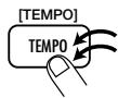ZOOM RT-234 - Um das Tempo für das manuelle Spieler einzustellen, können Sie den [TEMPO]-Taster zweimal kurz im gewünschten Tempo drücken (Tap Tempo-Funktion). - 1