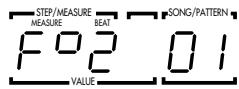 ZOOM RT-234 - Halten Sie das Pad gedrückt, während Sie mit den [VALUE +/-]-Tastern bzw. dem [SOUND JAMMER]-Regler die Tonhöhe (den Notennamen) des Pads ändern. - 1
