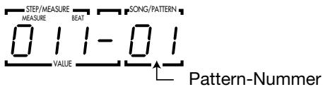 ZOOM RT-234 - Drucken Sie den [PATTERN]-Taster. - 1