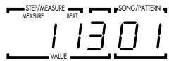 ZOOM RT-234 - En maintenant le bouton [TEMPO] enforcé, utilisez les boutons [VALUE +/-] ou le curseur [SOUND JAMMER] pour changer le tempo. - 1