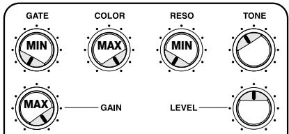ZOOM UF-01 - Exemples de réglages - 1
