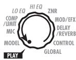 ZOOM A21U - Quand le réglage est terminé, ramenez le sélecteur de module en position "PLAY" (mode de jeu). - 1