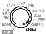 ZOOM A21U - Réglez le sélecteur de module sur "GLOBAL". - 1