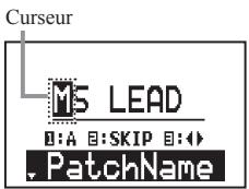 ZOOM G21NU - Changez le nom du patch - 3