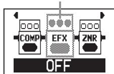 ZOOM G21NU - Activez/désactivez un module (ON/OFF) - 4