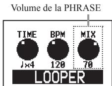 ZOOM G21NU - Réglez le volume de la phrase - 2