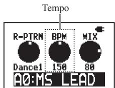 ZOOM G21NU - Réglez le tempo - 2