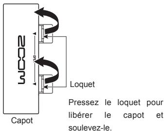ZOOM G21NU - Fonctionnement de l'unité sur piles - 1