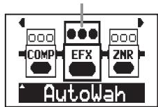 ZOOM G21NU - Activez/désactivez un module (ON/OFF) - 2