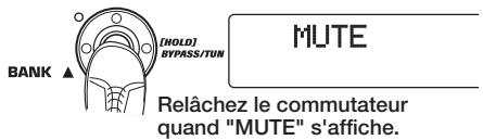 ZOOM G71UT - Pour passer en mode mute - 1