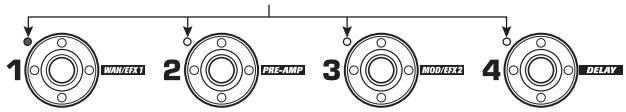 ZOOM G71UT - Diodes des commutateurs au pied 1-4 - 1
