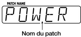 ZOOM GFX707 - Sélection du patch - 1