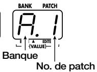 ZOOM GFX707 - Sélection du patch - 2