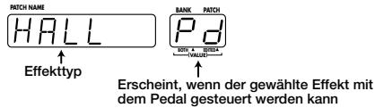 ZOOM GFX707 - Verwenden Sie die MODULE /> Tasten, um das Modul zu wahlen, das Sie editieren wollen. - 2