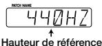 ZOOM GFX707 - Grattez la corde que vous souhaitez accorder et observer l'indicateur BANK/PATCH. - 2