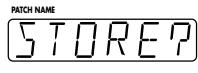ZOOM GFX707 - Verwenden Sie die TYPE (BANK) / Tasten und / Fußschalter, um das Ziel für den Speichervorgang (Kopiervorgang) zu * 华 hlen. - 1