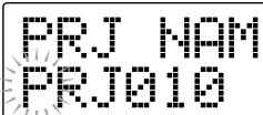 ZOOM MRS1044 - Editor le nom d'un projet (PROJECT NAME) - 1
