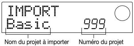 ZOOM MRS1044 - Importer les motifs rythmiques et le morceau rythmique d'un autre projet - 1