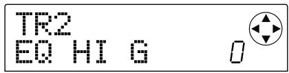 ZOOM MRS1044 - Appuyez sur la touche [EQ HIGH] ou [EQ LOW]. - 2