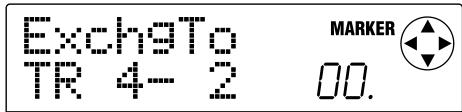 ZOOM MRS1044 - Utilisez les touches du curseur [] / [] et la molette pour désir la piste/piste V à échanger et appuyez sur la touche [ENTER]. - 1