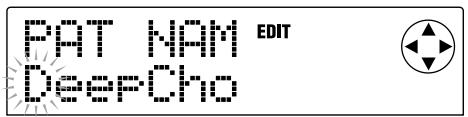 ZOOM MRS1044 - Editor le nom d'un patch d'effet envoi/retour - 1