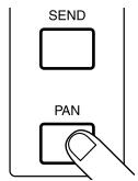 ZOOM MRS1044 - A partir de l'écran principal, appuyez sur la touche [PAN] de la section TRACK PARAMETER. - 1