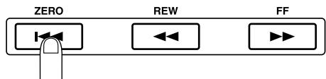 ZOOM MRS1044 - Appuyez sur la touche ZERO [1] pour revenir au début du morceau. - 1