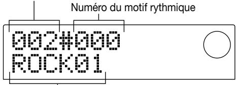ZOOM MRS1044 - A partir de l'écran principal, appuyez sur la touche [PATTERN]. - 1