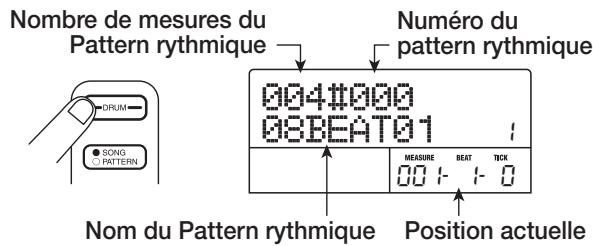 ZOOM MRS802 - Pressez la touche [DRUM] en section rythmique. - 1