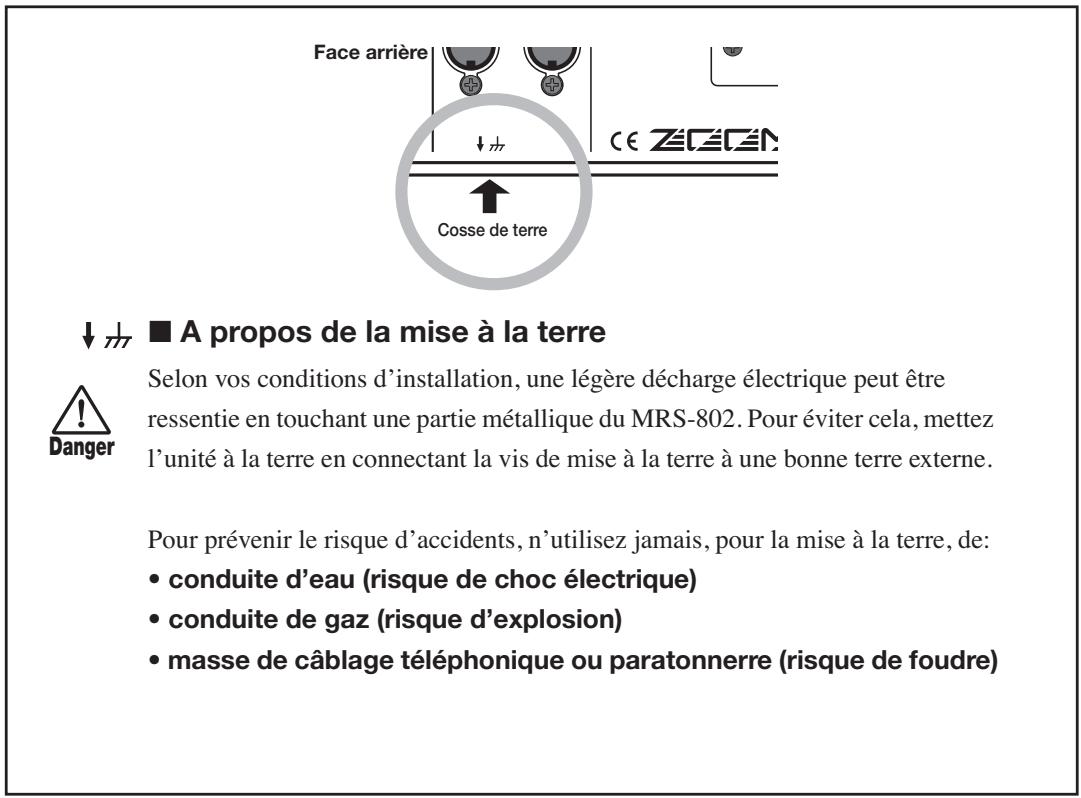ZOOM MRS802 - Connexions - 3
