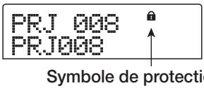 ZOOM MRS802 - Protégér/déprotégér un projet - 1