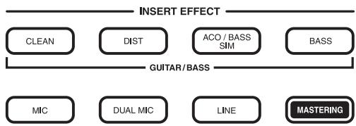 ZOOM MRS802 - Utilisez les touches [INSERT EFFECT] pour sélectionner l'algorithm de désiré. - 1