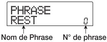 ZOOM MRS802 - Utilisez les touches curseur Gauche/Droite pour faire s'afficher "UTILITY PHRASE", et pressez la touche [ENTER]. - 1