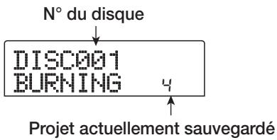 ZOOM MRS802 - Pour exécuter la sauvégarde, presse la touche [ENTER]. Pour annuler, presse à la place la touche [EXIT]. - 1