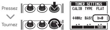 ZOOM MS-60B - Pour utiliser un Accordage drop - 1