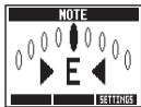 ZOOM MS-60B - Pour activer l'accordeur - 2