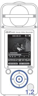 ZOOM Q2HD - Enregistrer l'audio et la vente - 2