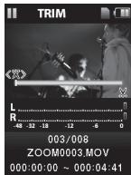 ZOOM Q2HD - TRIM (suppression partielle de parties externes) - 1